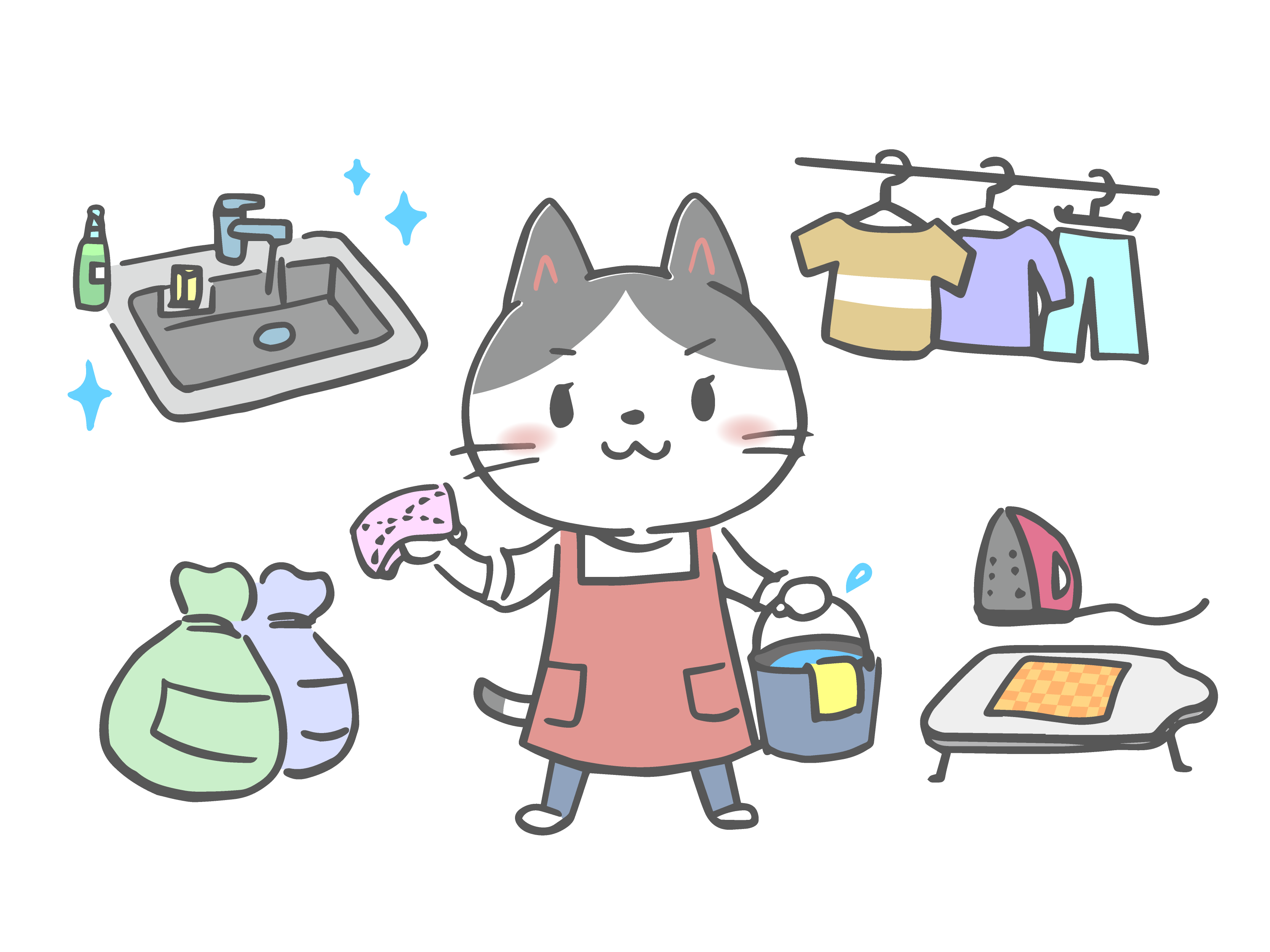 家事代行イラスト - 株式会社松原組